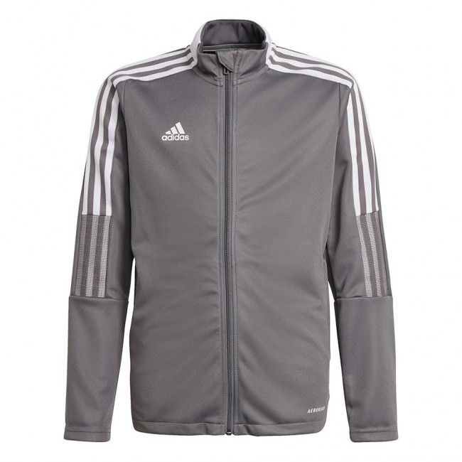 Sweatshirt for kids adidas Tiro 21 Track gray GM7311 116cm