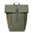 Rivacase Eden backpack Travel backpack Olive PU leather, Polyester, Recycled polyethylene terephthalate (rPET)
