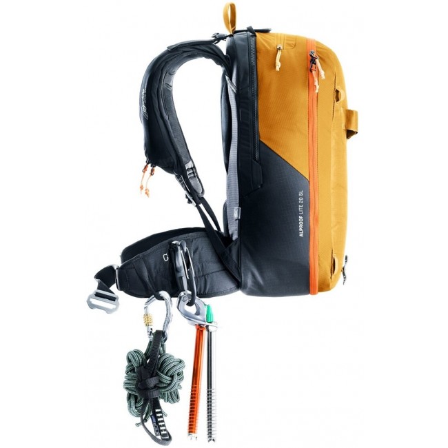 DEUTER Alproof Lite 20 SL Backpack Cinnamon/Black + DEUTER Wash Center I Toiletry Bag Raisin/Caspia
