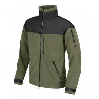 Bluza CLASSIC ARMY - Fleece - Olive Green/Czarny