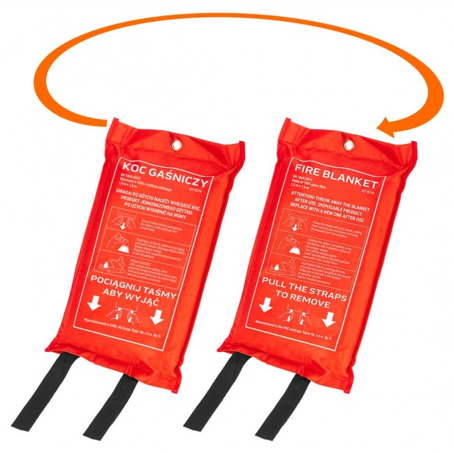 NEO TOOLS Fiberglass Fire Blanket 1.2 1.8 m 97-674