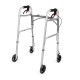 Four-wheeled wheelchair with brakes TIMAGO JMC-C 3223 Silver