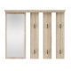 Hanger + mirror PARMA 100x15x.81.5 cm, oak sonoma