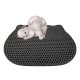 DIAMENTIQ Cat head shape litter tray mat - cat litter tray mat - 40 x 50cm DIAMENTIQ Cat head shape litter tray mat - cat litter tray mat - 40 x 50cm
