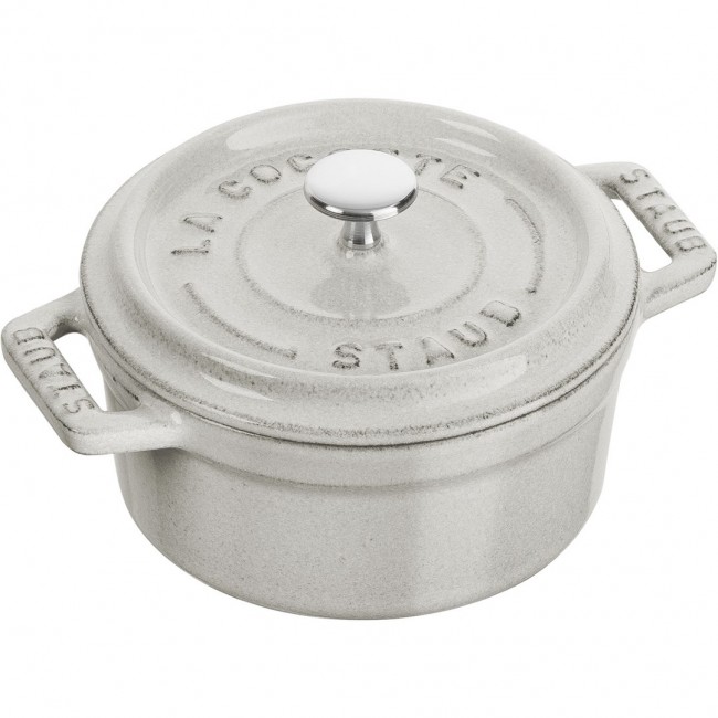 STAUB MINI COCOTTE Mini cast iron pot round 250 ml, truffle STAUB MINI COCOTTE Mini cast iron pot round 250 ml, truffle