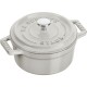 STAUB MINI COCOTTE Mini cast iron pot round 250 ml, truffle STAUB MINI COCOTTE Mini cast iron pot round 250 ml, truffle