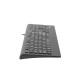 Natec Multimedia Keyboard BARRACUDA slim USB, US layout, black Natec Multimedia Keyboard BARRACUDA slim USB, US layout, black