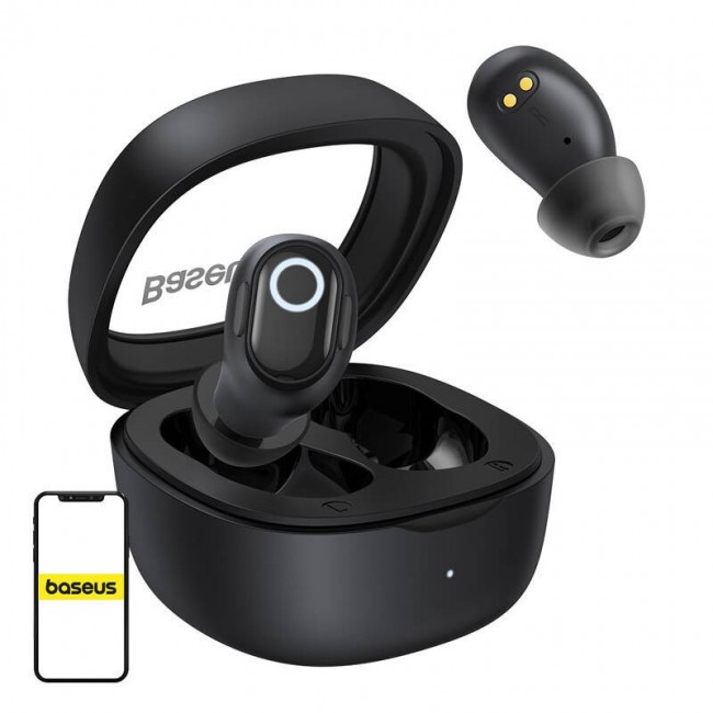 Baseus Bowie WM02 wireless headphones (black) Baseus Bowie WM02 wireless headphones (black)