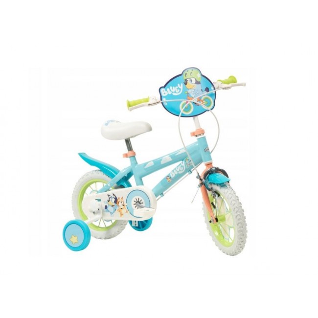 TOIMSA children's bicycle Bluey 12 Blue and lime blue TOIMSA children's bicycle Bluey 12 Blue and lime blue