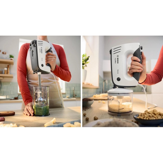 Bosch MFQ37490 mixer Hand mixer 750 W Grey, White Bosch MFQ37490 mixer Hand mixer 750 W Grey, White