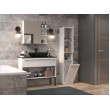 Bathroom cabinet NEL III 31x30x174 cm, matt white