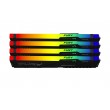 Kingston Technology FURY Beast 128GB 5600MT/s DDR5 CL40 DIMM (Kit of 4) RGB XMP Kingston Technology FURY Beast 128GB 5600MT/s DDR5 CL40 DIMM (Kit of 4) RGB XMP