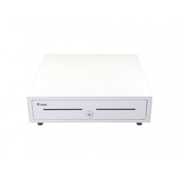 Equip Cash Register Drawer for Point of Sale (POS) System, 4 Bill/8 Coin Compartments, Removable Coin Slots, RJ11 connector