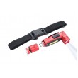 TROIKA ECO KNICKLICHT Red Hand flashlight + Headband flashlight COB LED