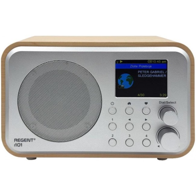 Radio internetowe Ferguson Regent i101 | DAB+ | FM RDS / Akumulator 2000 mAh (Jasne Drewno)