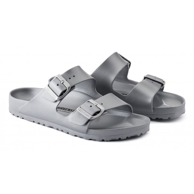 Birkenstock Arizona Essentials Sandals Unisex Metallic, Silver