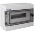Modular hermetic switchgear (500V AC, 1000V DC) 1x12 surface-mounted (N+PE) IP65 RH-12