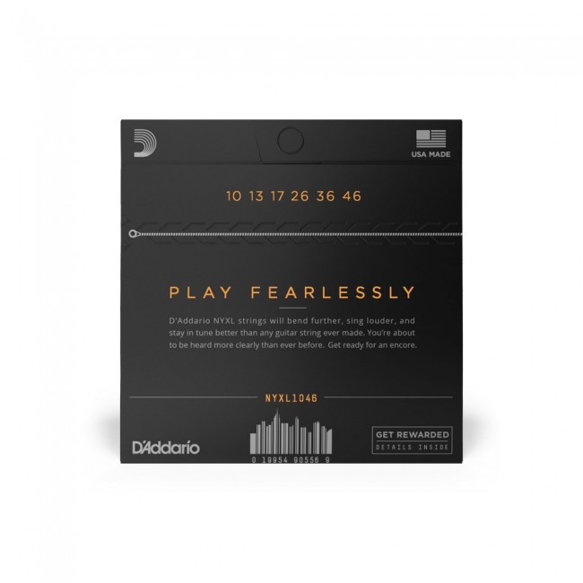 D'Addario NYXL Regular Light Balanced Tension - electric guitar strings (10 46)