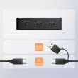 Axagon ADSA-M2C11 USB-C 10Gbps M.2 NVMe & SATA SSD Docking Station