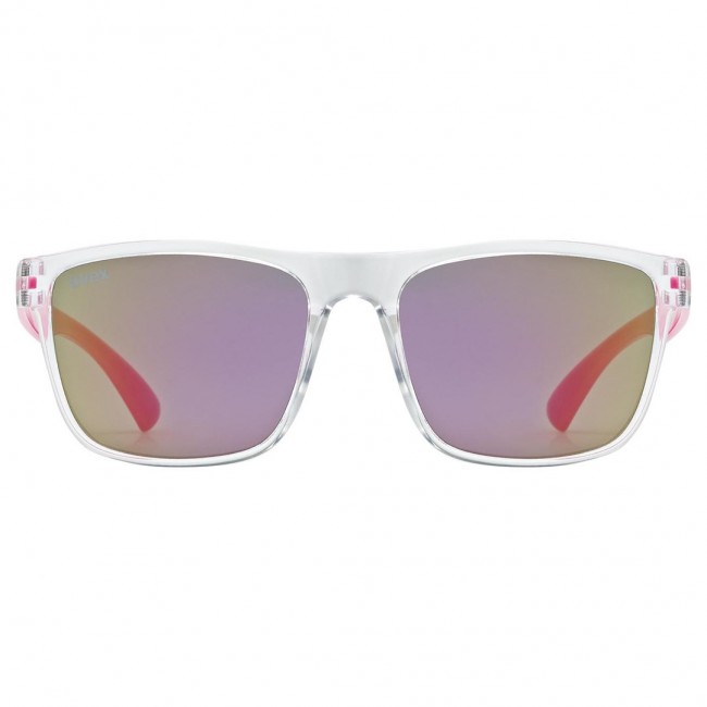 Uvex rookie clear Multi-sport glasses Boy/Girl Full rim Pink, Translucent