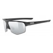 Uvex 5330812216 sports glasses Unisex Semi rimless Black Interchangeable lenses