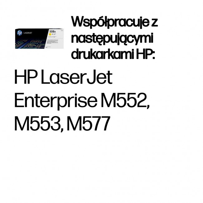 HP 508A Yellow Original LaserJet Toner Cartridge