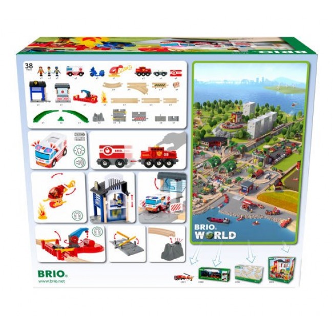 BRIO Rescue Team Train Set