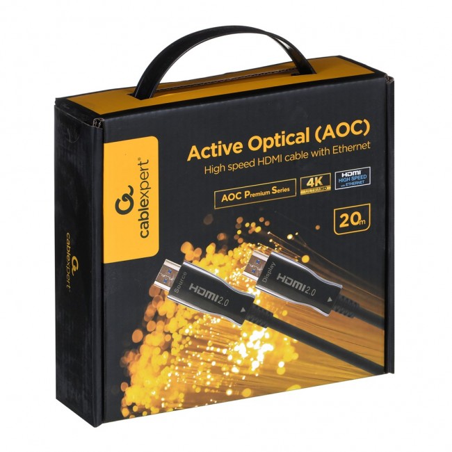 Gembird CCBP-HDMI-AOC-20M-02 Active Optical (AOC) High speed HDMI cable with Ethernet Gembird CCBP-HDMI-AOC-20M-02 Active Optical (AOC) High speed HDMI cable with Ethernet