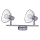 Activejet GIZEL double ceiling wall light strip chrome E14 wall lamp for living room