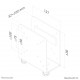 Neomounts THINCLIENT-20 Mini PC holder - max 7 kg - universal Neomounts THINCLIENT-20 Mini PC holder - max 7 kg - universal