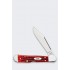 Knife Case Pocket Worn Mini Copperlock Red