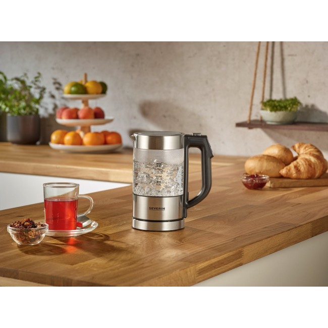 Severin WK 3458 electric kettle 0.5 L 1100 W Black, Transparent Severin WK 3458 electric kettle 0.5 L 1100 W Black, Transparent