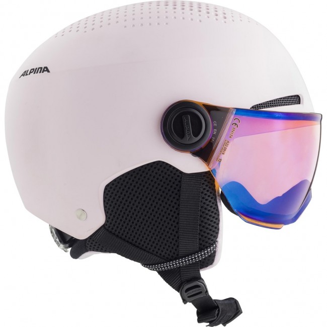 WINTER HELMET ALPINA ZUPO VISOR Q-LITE ROSE MATT 51-55 WINTER HELMET ALPINA ZUPO VISOR Q-LITE ROSE MATT 51-55