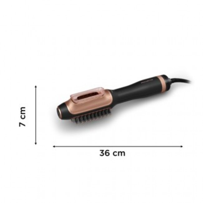 Rowenta CF9840F0 hair styling tool Hot air brush Warm Black, Copper