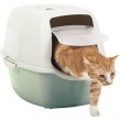 ROTHO Bailey Hooded litter box Green, White