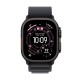 Apple Watch Ultra 3 GPS + Cellular 49mm Black Titanium Case with Black Alpine Loop - Large