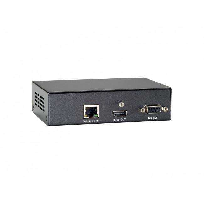 LevelOne HDMI over Cat.5 Receiver, HDBaseT, 100m, 802.3af PoE