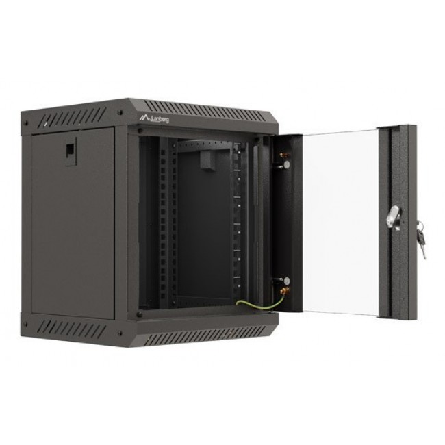Lanberg WF11-3306-10B rack cabinet 6U Wall mounted rack Black Lanberg WF11-3306-10B rack cabinet 6U Wall mounted rack Black