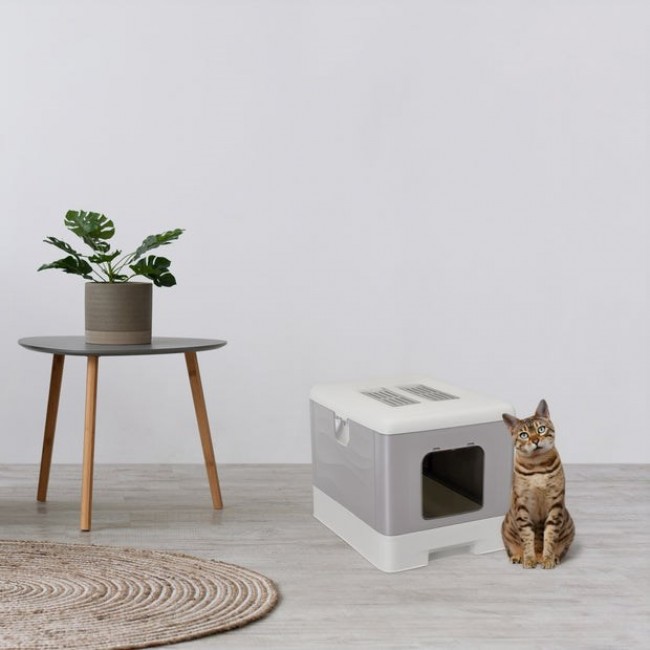 FERPLAST Sahara Green - cat litter box - 52 x 39 x 40cm