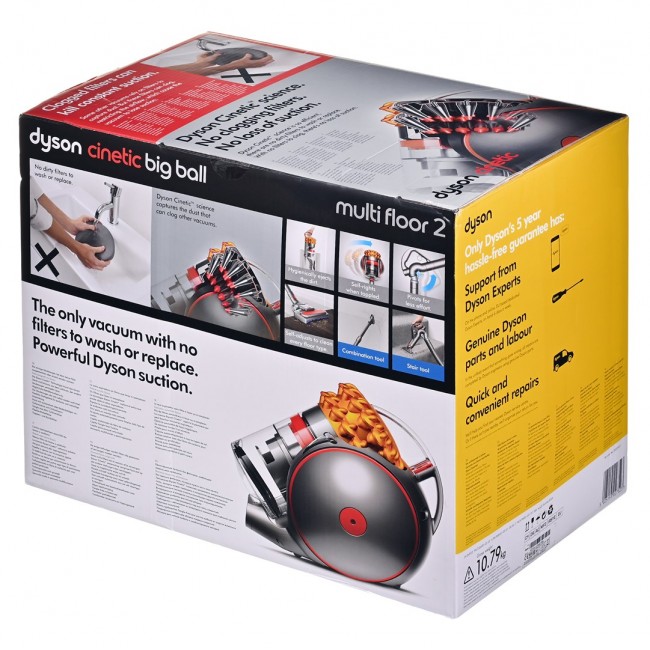 Dyson Cinetic Big ball Multi floor 2 700 W Cylinder vacuum Dry Bagless 0.8 L Dyson Cinetic Big ball Multi floor 2 700 W Cylinder vacuum Dry Bagless 0.8 L