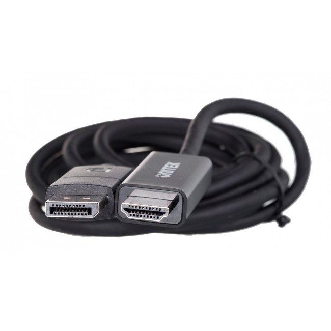 UNITEK CABLE DisplayPort 1.2, HDMI, 4K@60HZ, 1,8M, V1608A