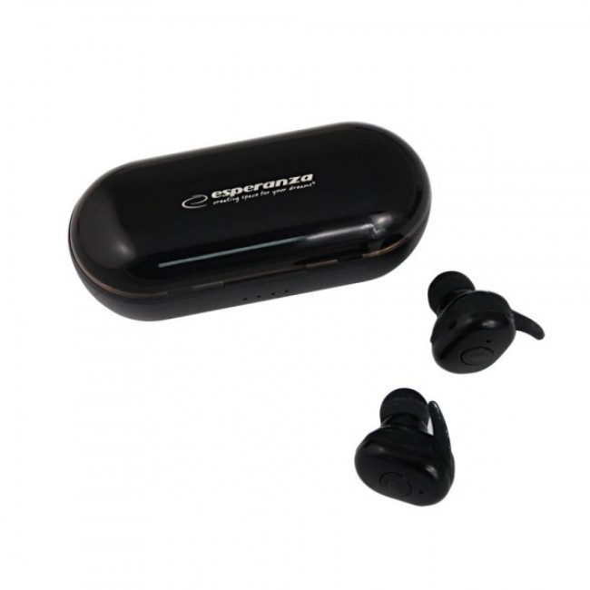 Esperanza TWS CARDERA Headphones Wireless In-ear Calls/Music Bluetooth Black Esperanza TWS CARDERA Headphones Wireless In-ear Calls/Music Bluetooth Black