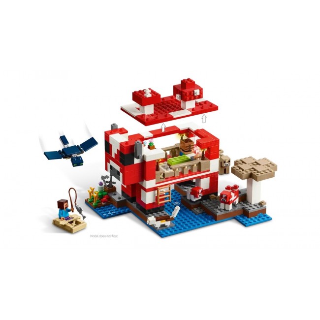LEGO MINECRAFT 21270 The Mooshroom House LEGO MINECRAFT 21270 The Mooshroom House