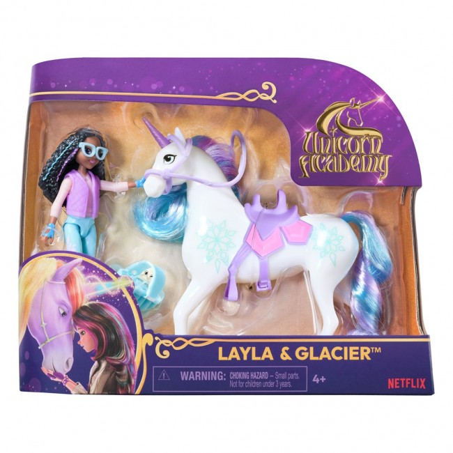 Unicorn Academy, Layla & Glacier with 2 Accessories & Hair Tool, Dolls & Unicorn Toys for Girls Ages 4 and up Unicorn Academy, Layla & Glacier with 2 Accessories & Hair Tool, Dolls & Unicorn Toys for Girls Ages 4 and up