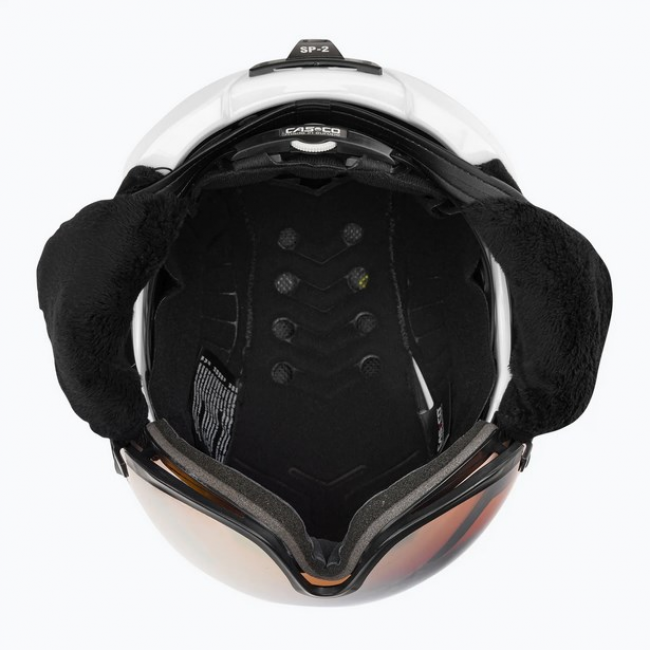 Ski helmet CASCO SP-2 Carbonic Visor White S52-54 Ski helmet CASCO SP-2 Carbonic Visor White S52-54