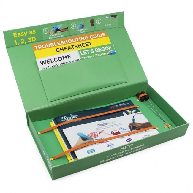 3Doodler Start EDU Plastic Blue, Cyan, Green, Grey, Orange, Red, White, Yellow