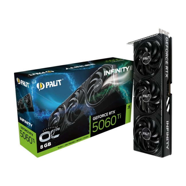 Palit GeForce RTX 5060 Ti Infinity 3 OC NVIDIA 8 GB GDDR7 Palit GeForce RTX 5060 Ti Infinity 3 OC NVIDIA 8 GB GDDR7
