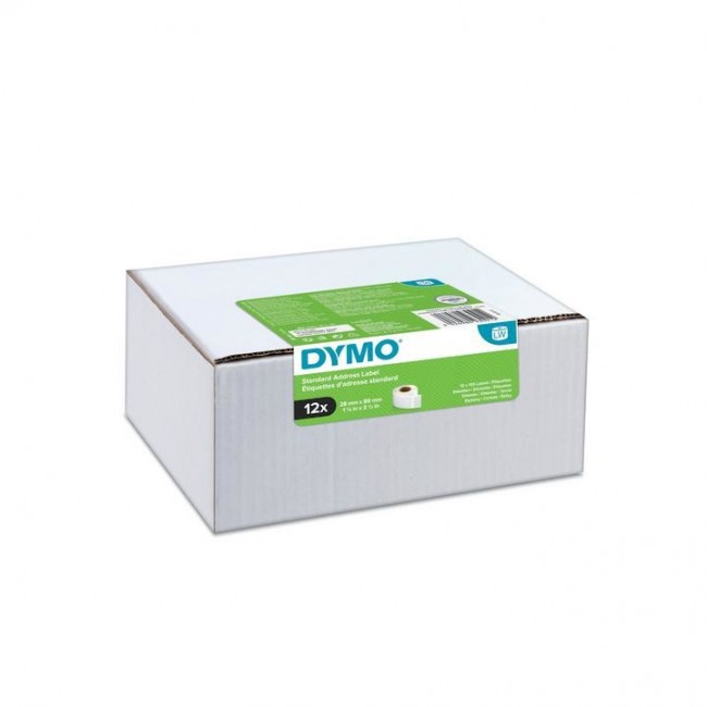 DYMO LW ValuePack - Standard Address Labels - 28 x 89 mm - 12 Rolls - 2093091 DYMO LW ValuePack - Standard Address Labels - 28 x 89 mm - 12 Rolls - 2093091
