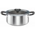 Pot 3L stainless steel with lid Functional