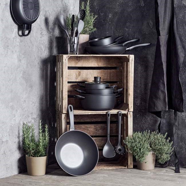 Frying Pan BALLARINI Avola wok titanium 30 cm 75002-915-0 Frying Pan BALLARINI Avola wok titanium 30 cm 75002-915-0